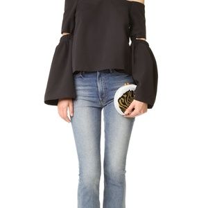 Off Shoulder Cutout Sleeve Top NWT